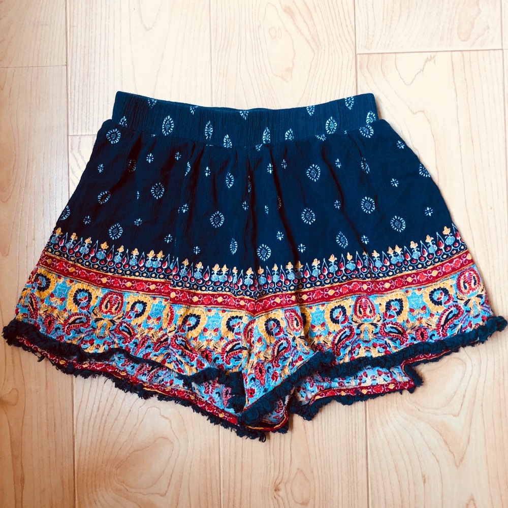 Boho Style Flowy Shorts